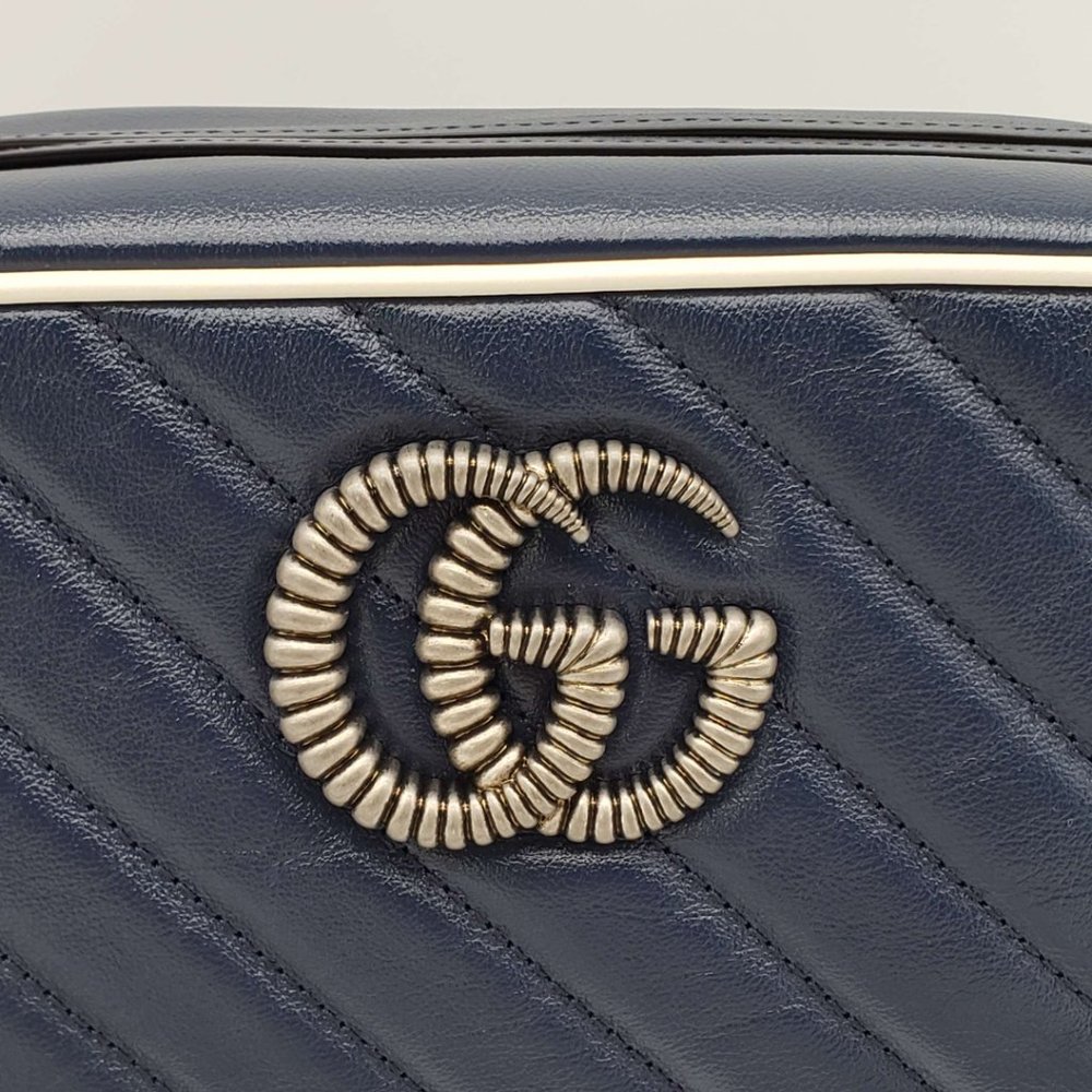 100% Authentic Gucci GG Marmont Small Shoulder Bag - Picture 8 of 13